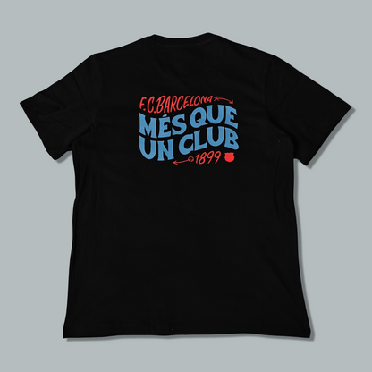 Barcelona 25/26 "Crimson Crest Black" Premium T-Shirt