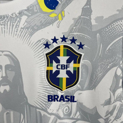 Brazil 25/26 "Christ the Redeemer White" Premium Kit