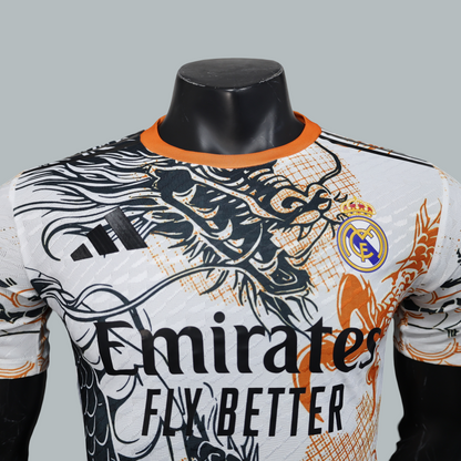 Real Madrid 25/26 "Dragon Inferno White" Player Version Premium Kit