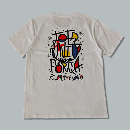 Barcelona 25/26 "Classic Crest White" Premium T-Shirt