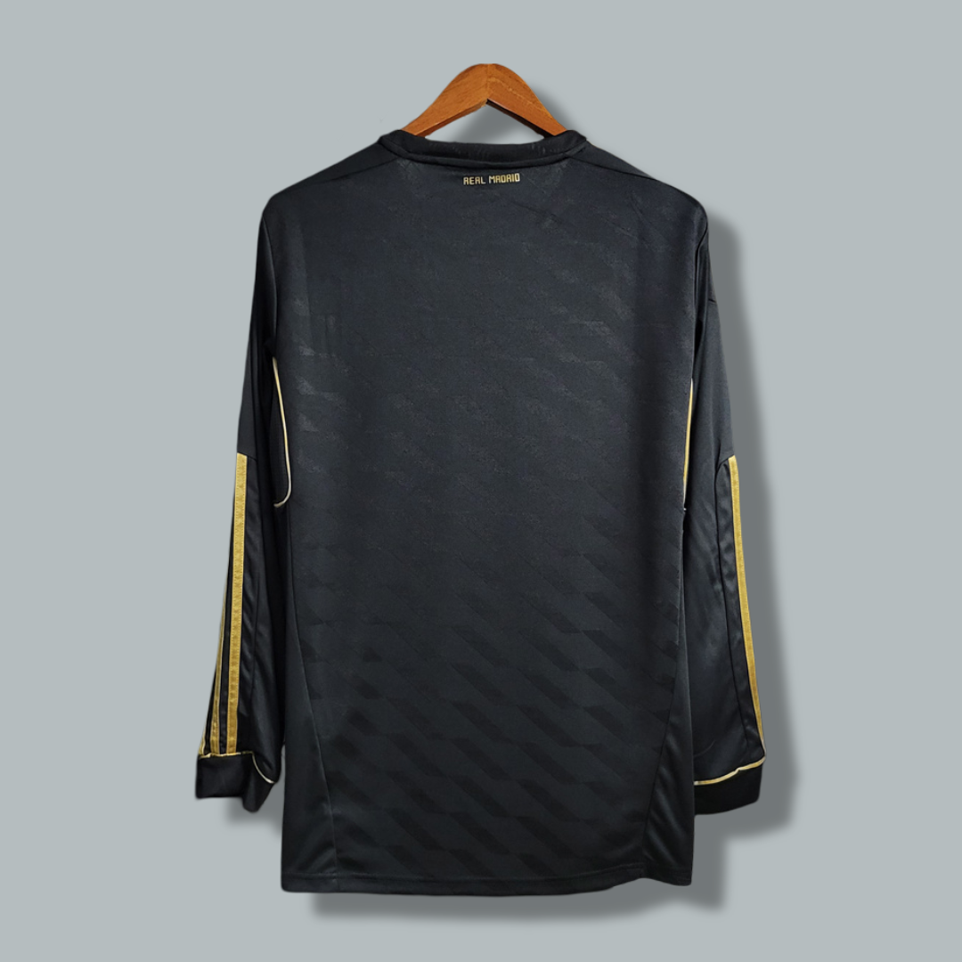 2011-2012 Real Madrid Away Black Long Sleeve Kit