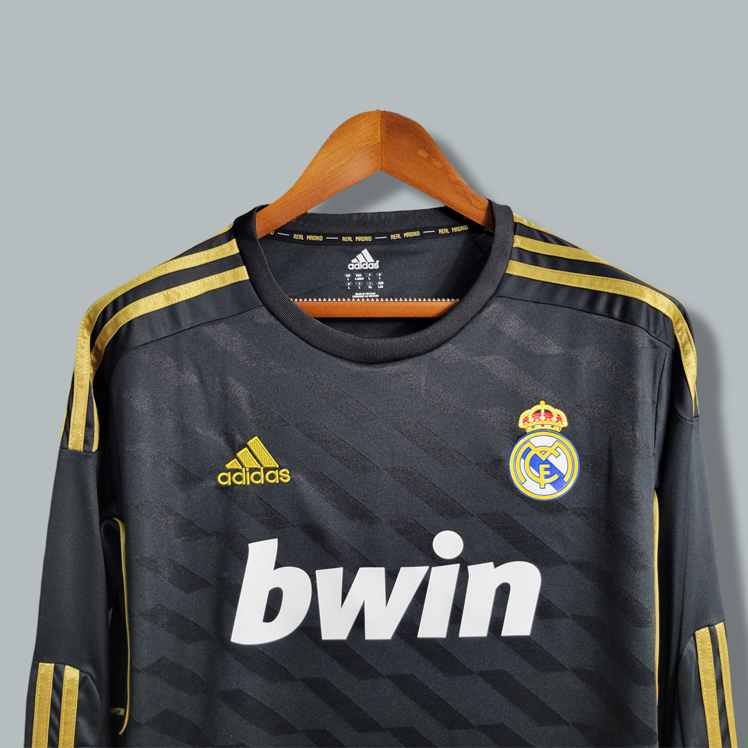 2011-2012 Real Madrid Away Black Long Sleeve Kit