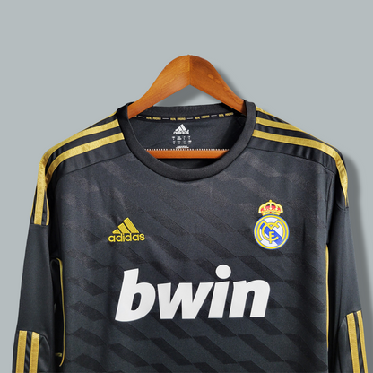 2011-2012 Real Madrid Away Black Long Sleeve Kit