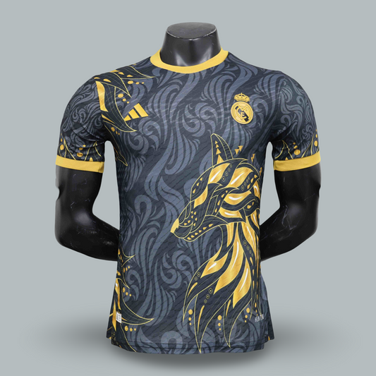 Real Madrid 25/26 "Golden Wolf" Player Version Premium Kit