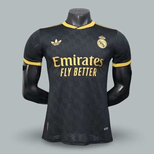 Real Madrid 25/26 "Golden Shadow" Player Version Premium Kit