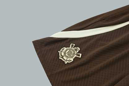 Corinthians 25/26 "Coffee Brown" Sleeveless Training Jersey and Shorts Set