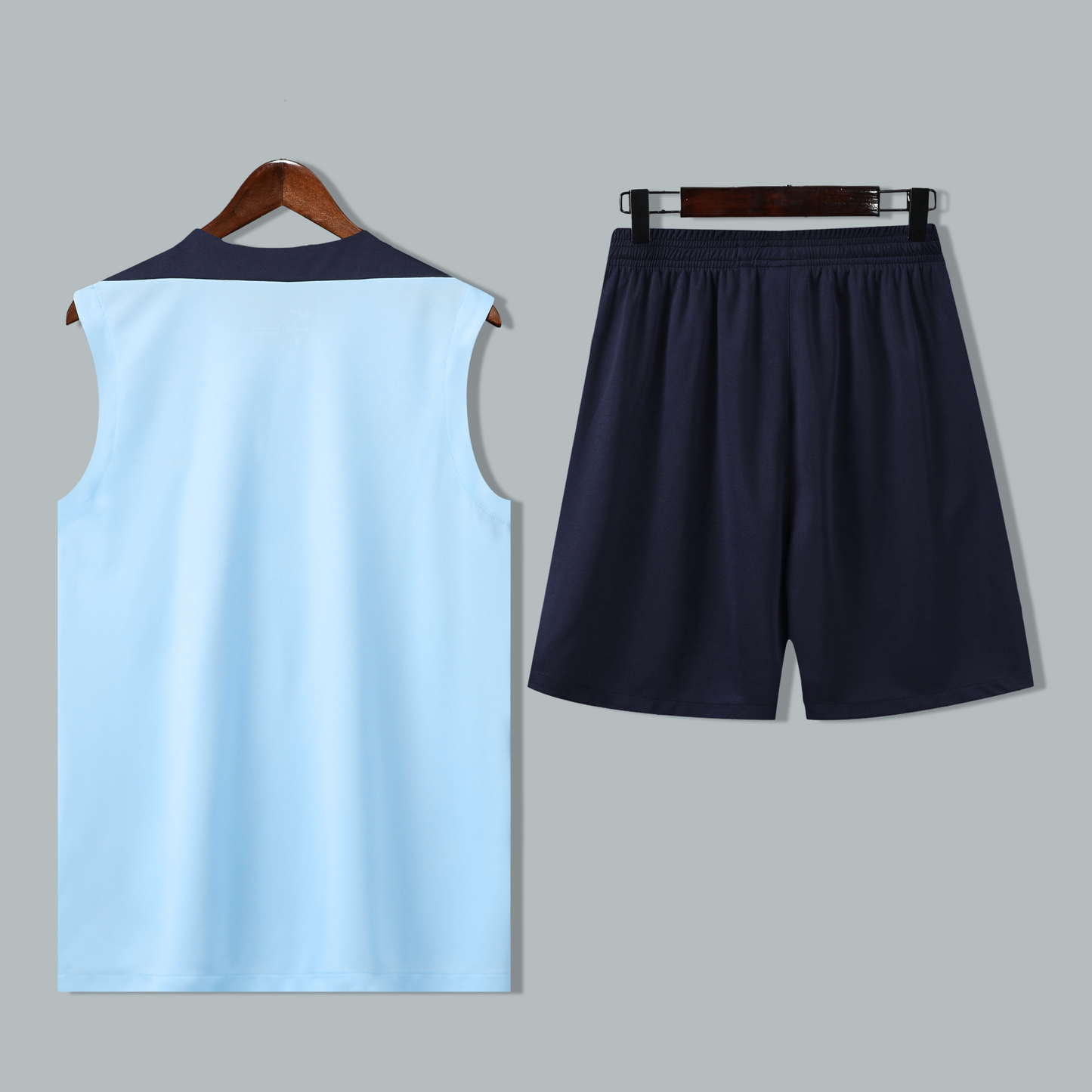 France 25/26 "Sky Blue" Sleeveless Training Jersey and Shorts Set