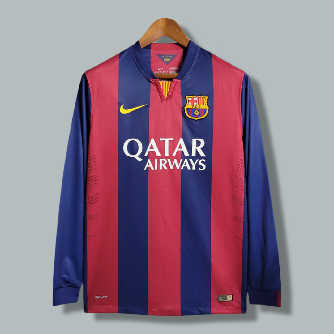 2014-2015 Barcelona Home Long Sleeve Kit