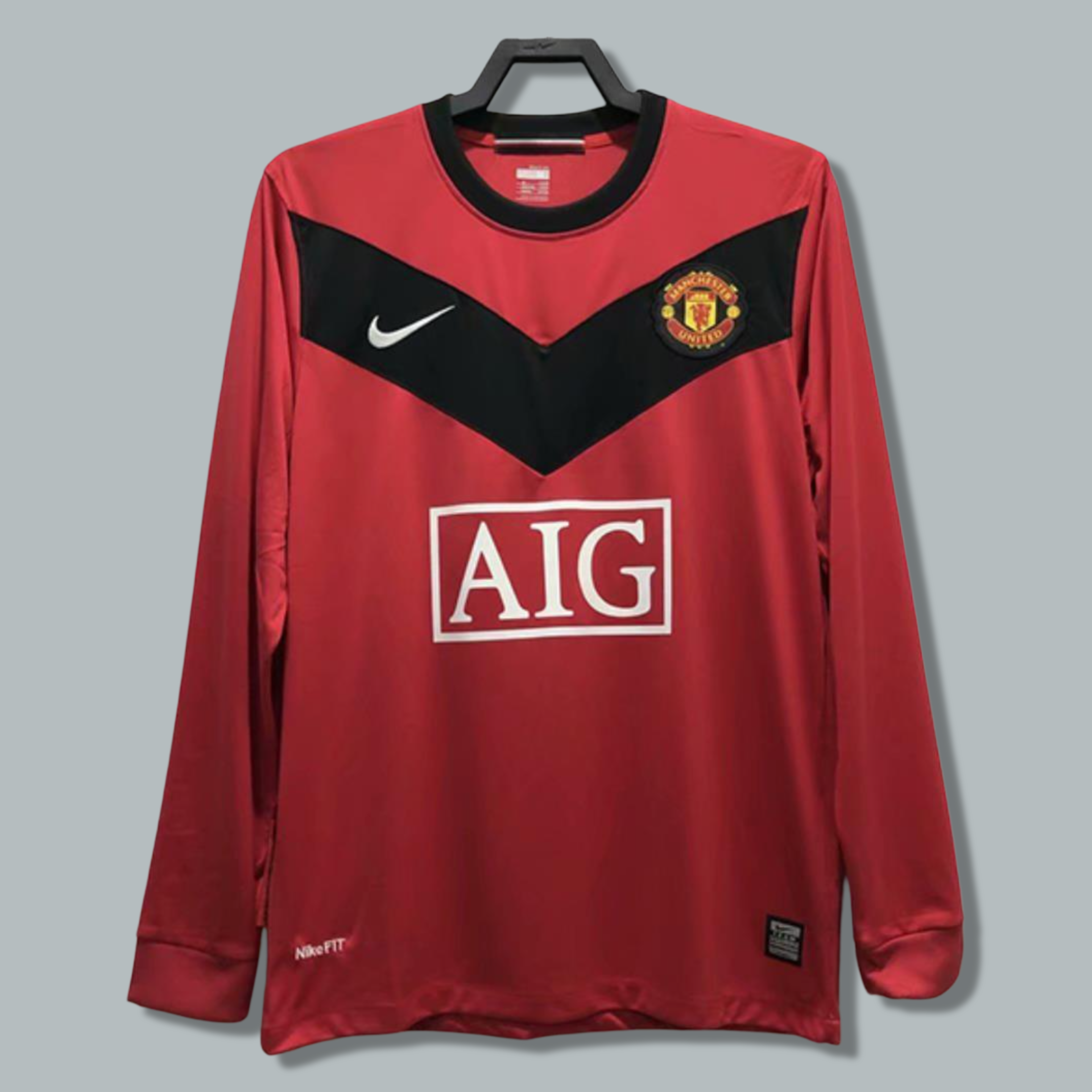 2009-2010 Manchester United Home Long Sleeve Kit