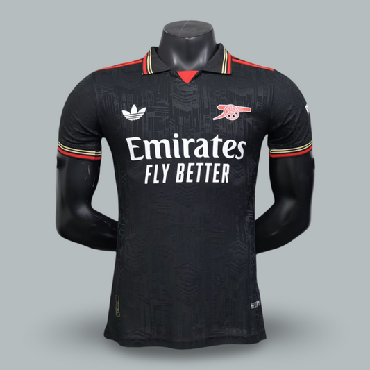 Arsenal 25/26 "Shadow Black" Player Version Premium Kit