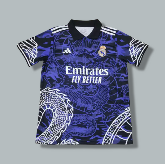 Real Madrid 25/26 "Azul del Dragón" Premium Kit