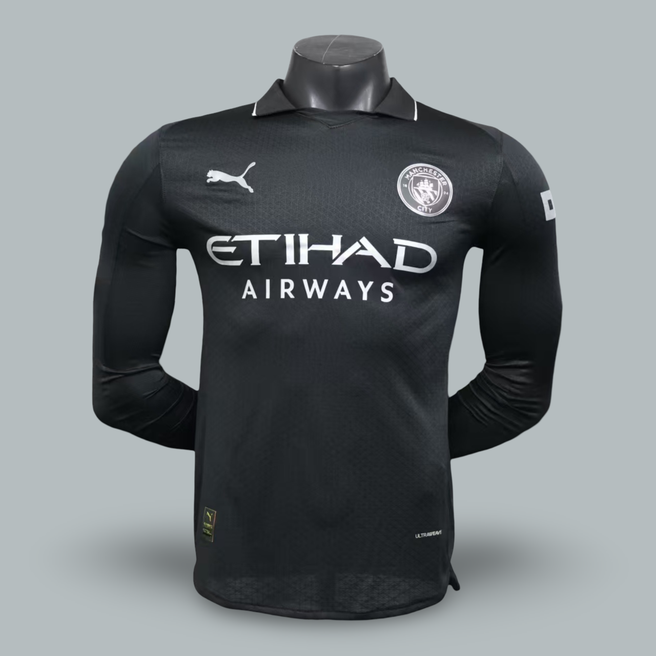 Manchester City 25/26 Second Away Player Edition Long Sleeve Kit