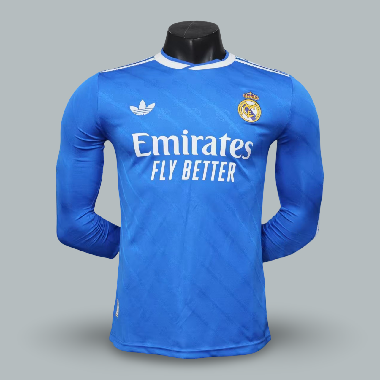 Real Madrid 25/26 Second Away Player Edition Long Sleeve Kit