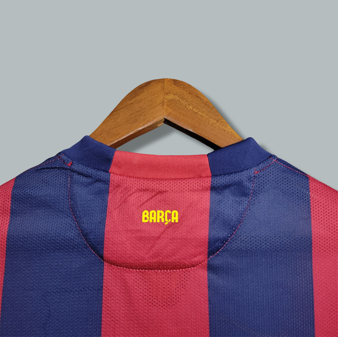 2014-2015 Barcelona Home Long Sleeve Kit