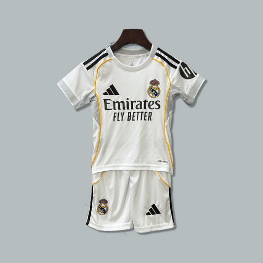 Real Madrid 25/26 Home Kids Kit