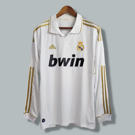 2011-2012 Real Madrid Home Long Sleeve Kit
