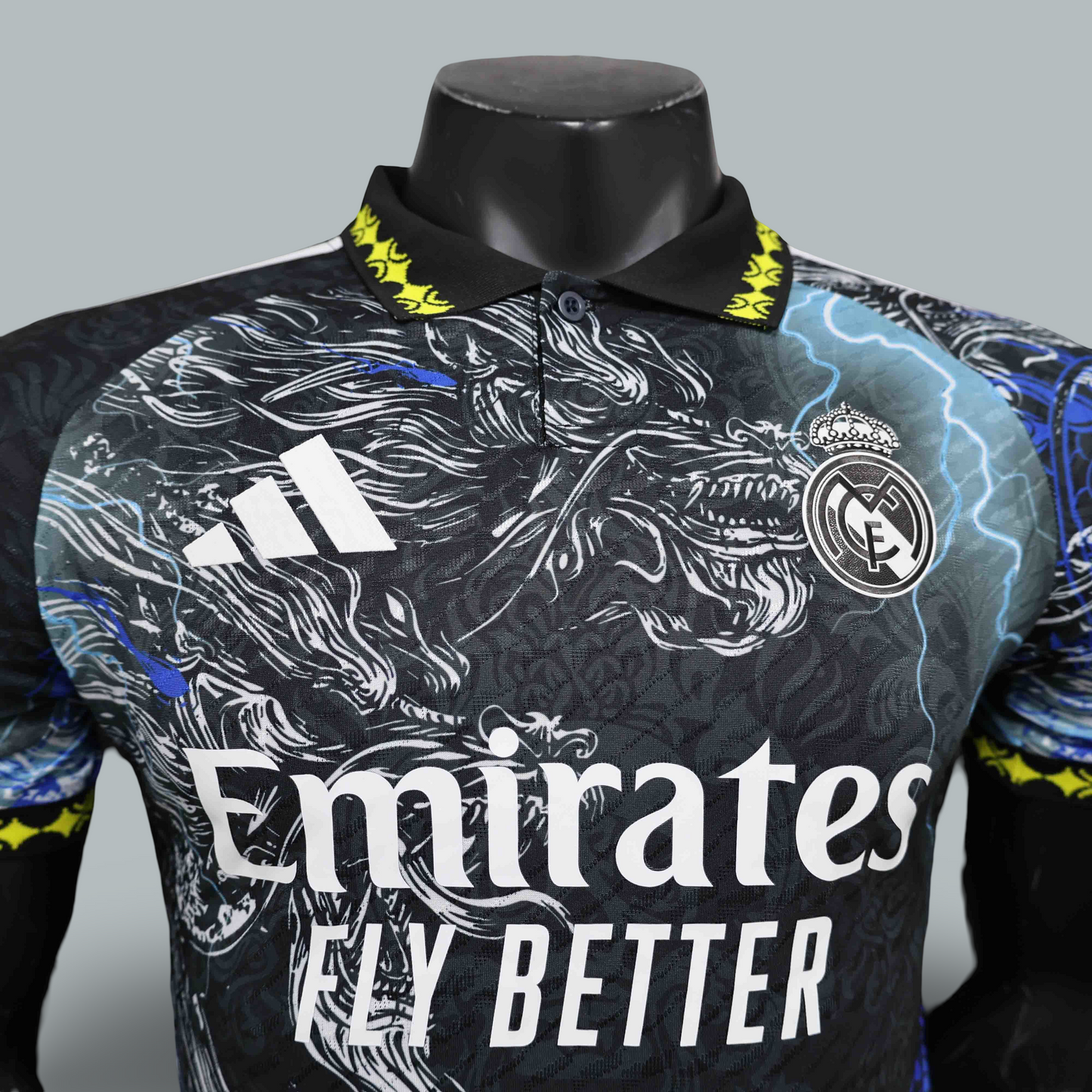 Real Madrid 25/26 "Storm Dragon Blue" Player Version Premium Kit