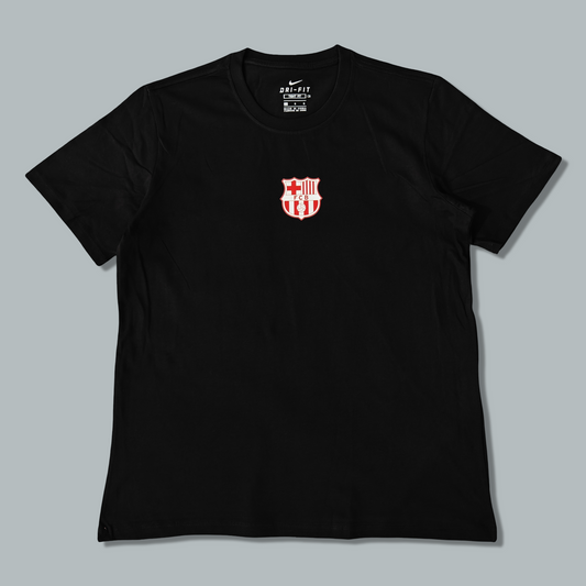 Barcelona 25/26 "Crimson Crest Black" Premium T-Shirt