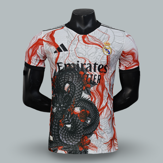 Real Madrid 25/26 "Dragon Fury" Player Version Premium Kit