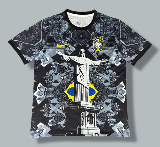 Brazil 25/26 "Jesus Mosaic Black"