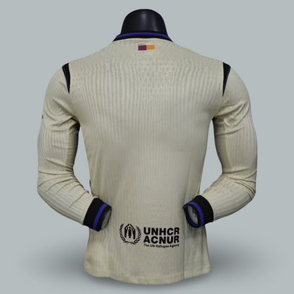 Barcelona 25/26 Away Player Edition Long Sleeve Kit