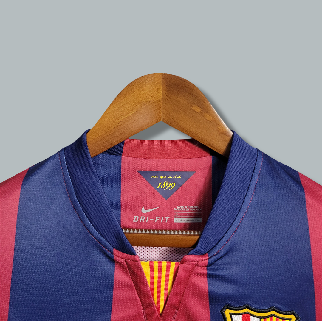 2014-2015 Barcelona Home Long Sleeve Kit