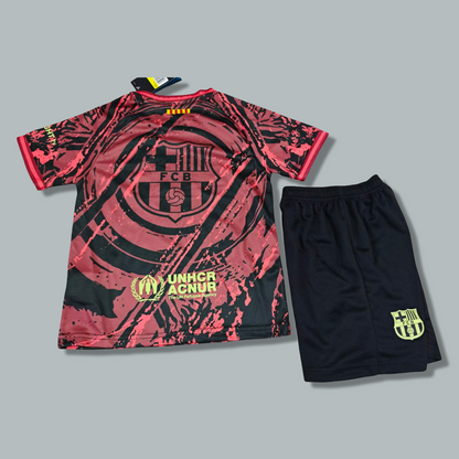 Barcelona 25/26 "Catalan Roots Red" Premium Kids Kit
