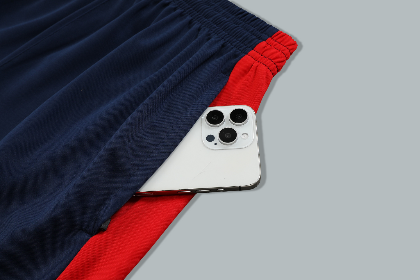 PSG 25/26 "Red to Blue Gradient" Sleeveless Training Jersey and Shorts Set