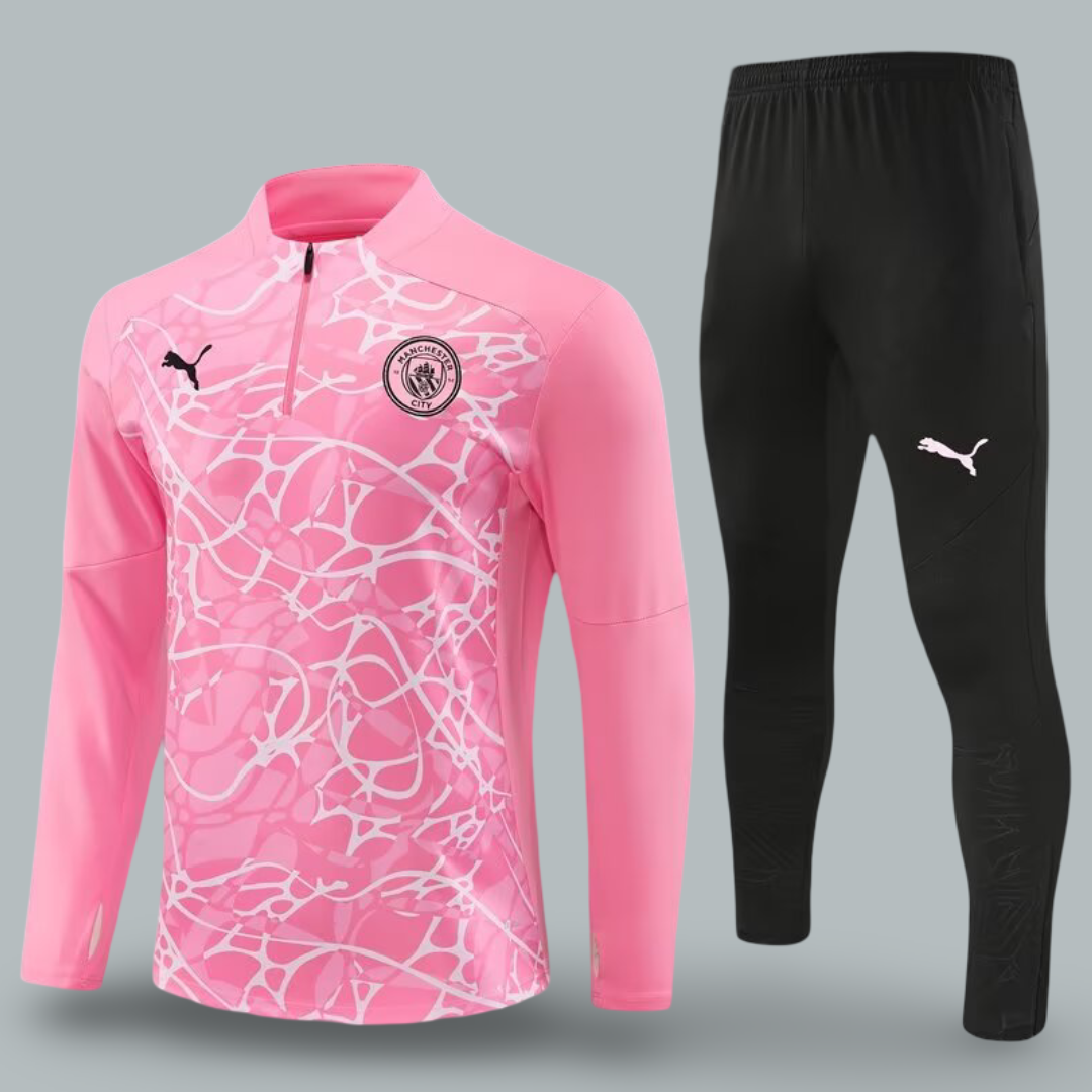 Manchester City 25/26 Training Tracksuit "Neon Pink"