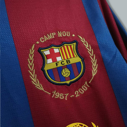 2007-2008 Barcelona Home Long Sleeves Kit