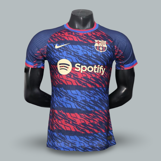 Barcelona 25/26 "Brush Stripes" Player Version Premium Kit