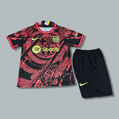 Barcelona 25/26 "Catalan Roots Red" Premium Kids Kit