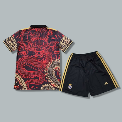 Real Madrid 25/26 "Red Dragon" Premium Kids Kit