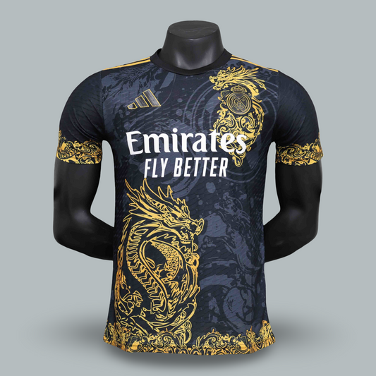 Real Madrid 25/26 "Golden Dragon" Player Version Premium Kit