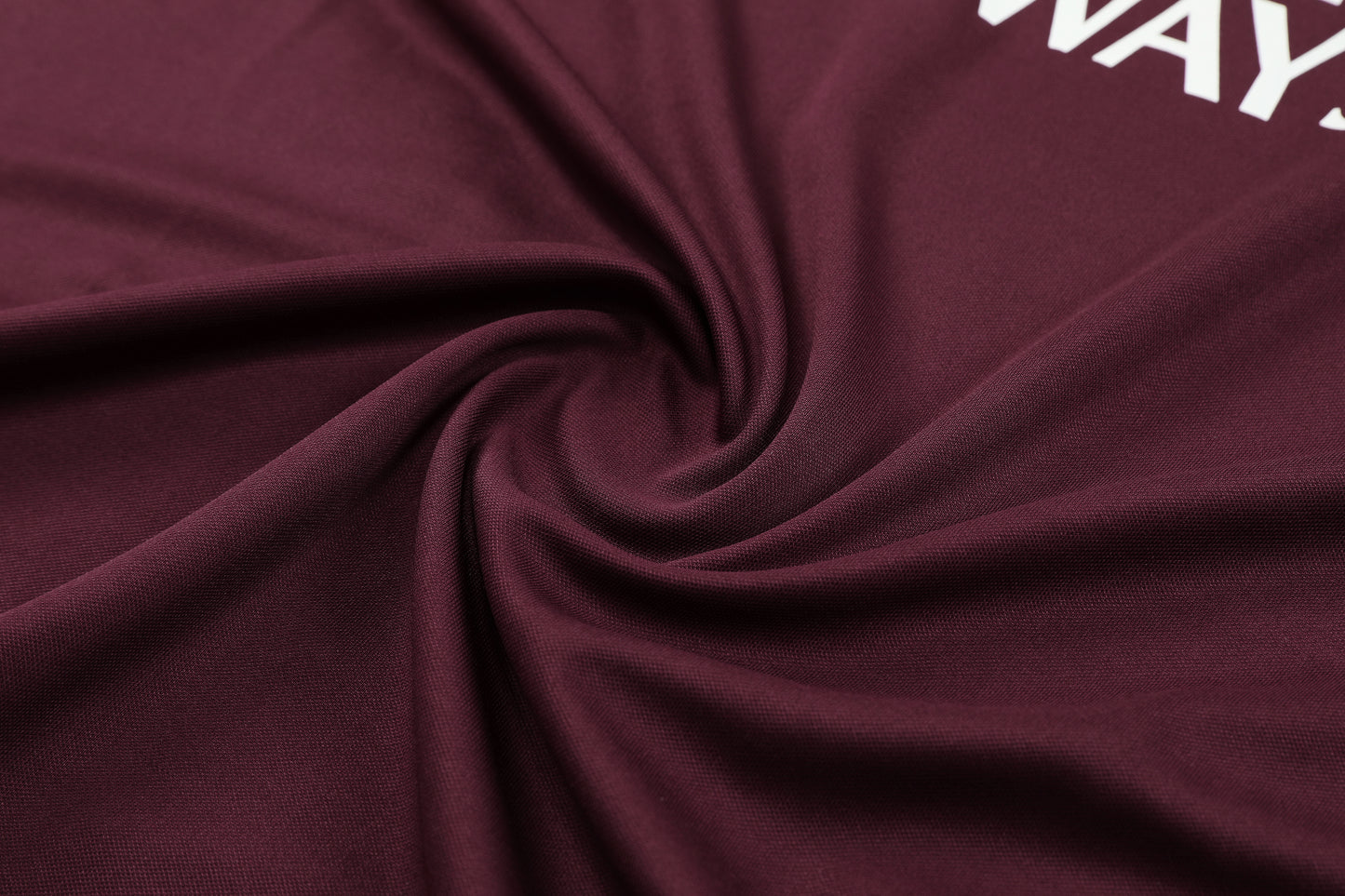 PSG 25/26 "Burgundy Wine" Sleeveless Training Jersey and Shorts Set
