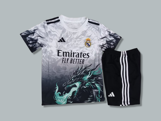 Real Madrid 25/26 "Emerald Flame" Premium Kids Kit