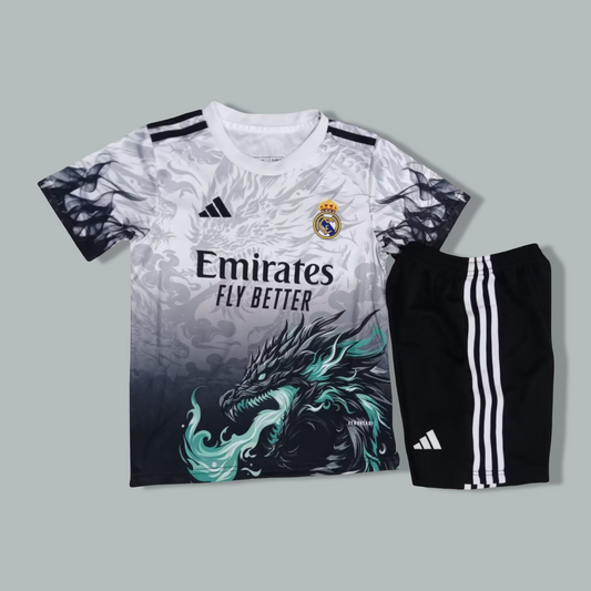 Real Madrid 25/26 "Emerald Flame" Premium Kids Kit