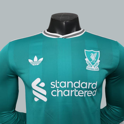 Liverpool 25/26 Second Away Player Edition Long Sleeve Kit