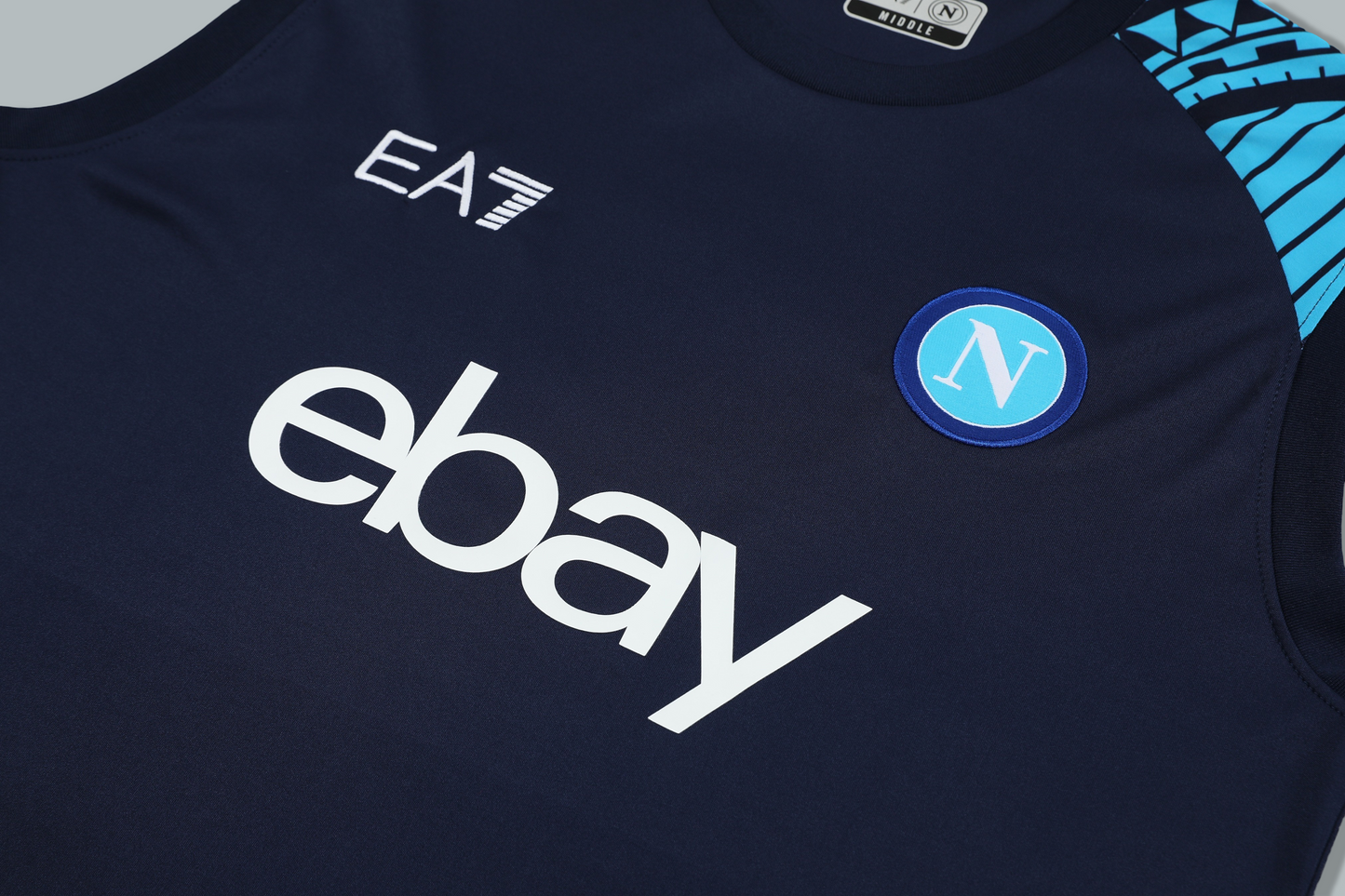 Napoli 24/25 "Deep Navy" Sleeveless Training Jersey and Shorts Set