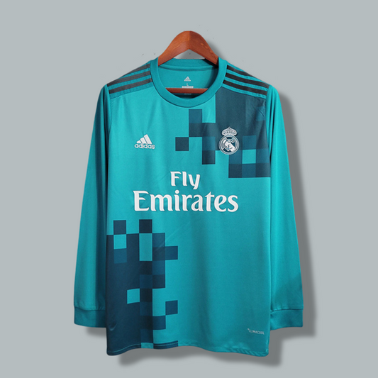 2017-2018 Real Madrid Third Away Long Sleeve Kit