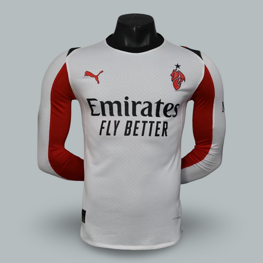 AC Milan 25/26 Away Player Edition Long Sleeve Kit