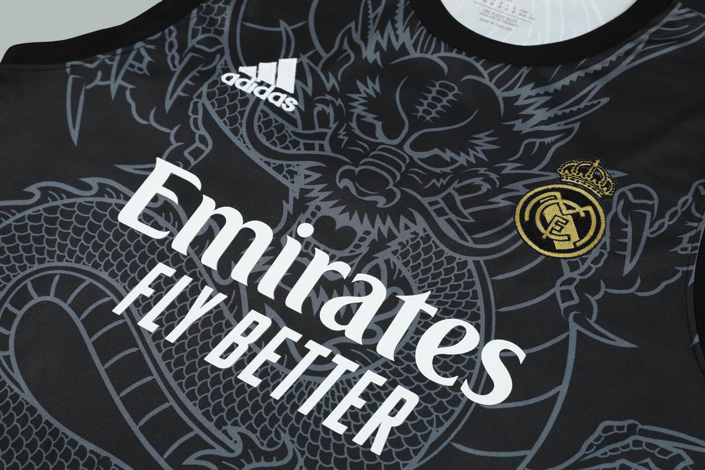 Real Madrid 25/26 "Silver Dragon" Sleeveless Training Jersey and Shorts Set