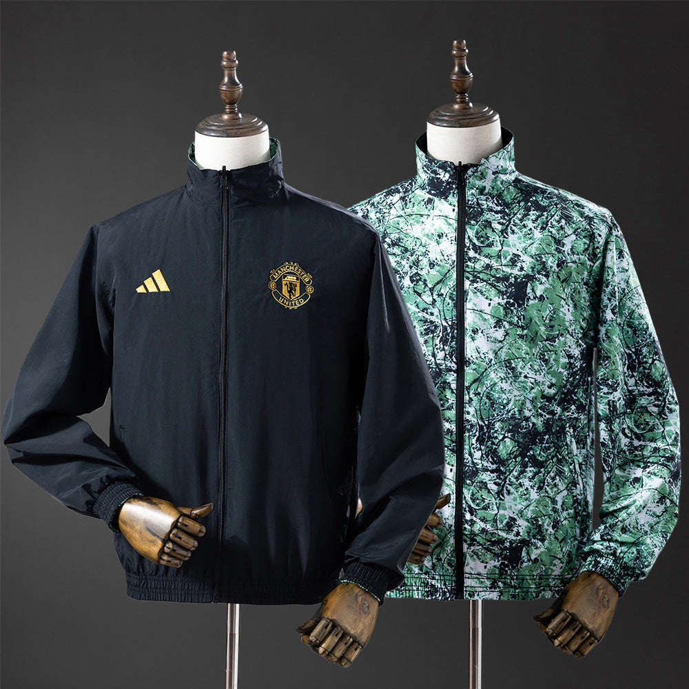Manchester United 25/26 Track Jacket` Reversible