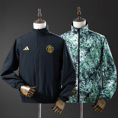 Manchester United 25/26 Track Jacket` Reversible