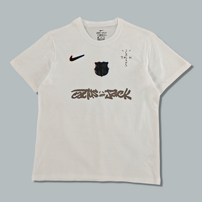 Barcelona x Cactus Jack 25/26 "White Vision" Premium T-Shirt