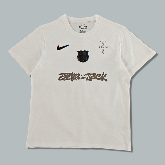 Barcelona x Cactus Jack 25/26 "White Vision" Premium T-Shirt