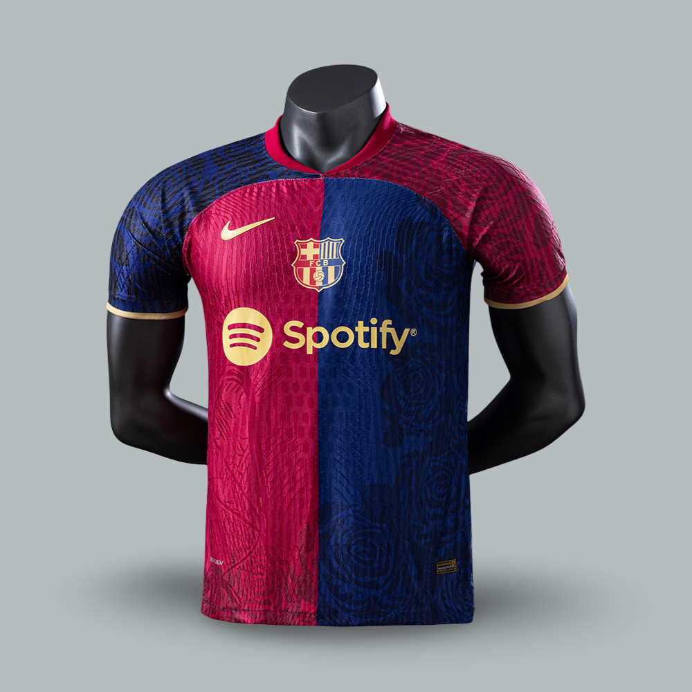 Barcelona 25/26 "Royal Bloom" Player Version Premium Kit