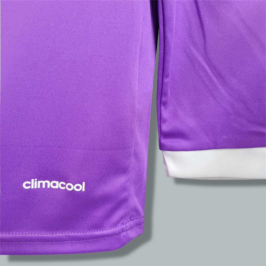 2016-2017 Real Madrid Away Purple Long Sleeve Kit