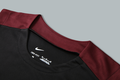 PSG 25/26 "Black Bordeaux" Sleeveless Training Jersey and Shorts Set