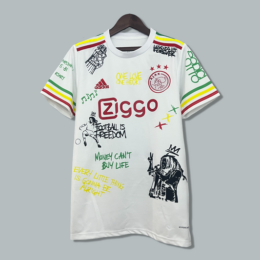 Ajax 25/26 x Bob Marley "Peace White" Premium Kit